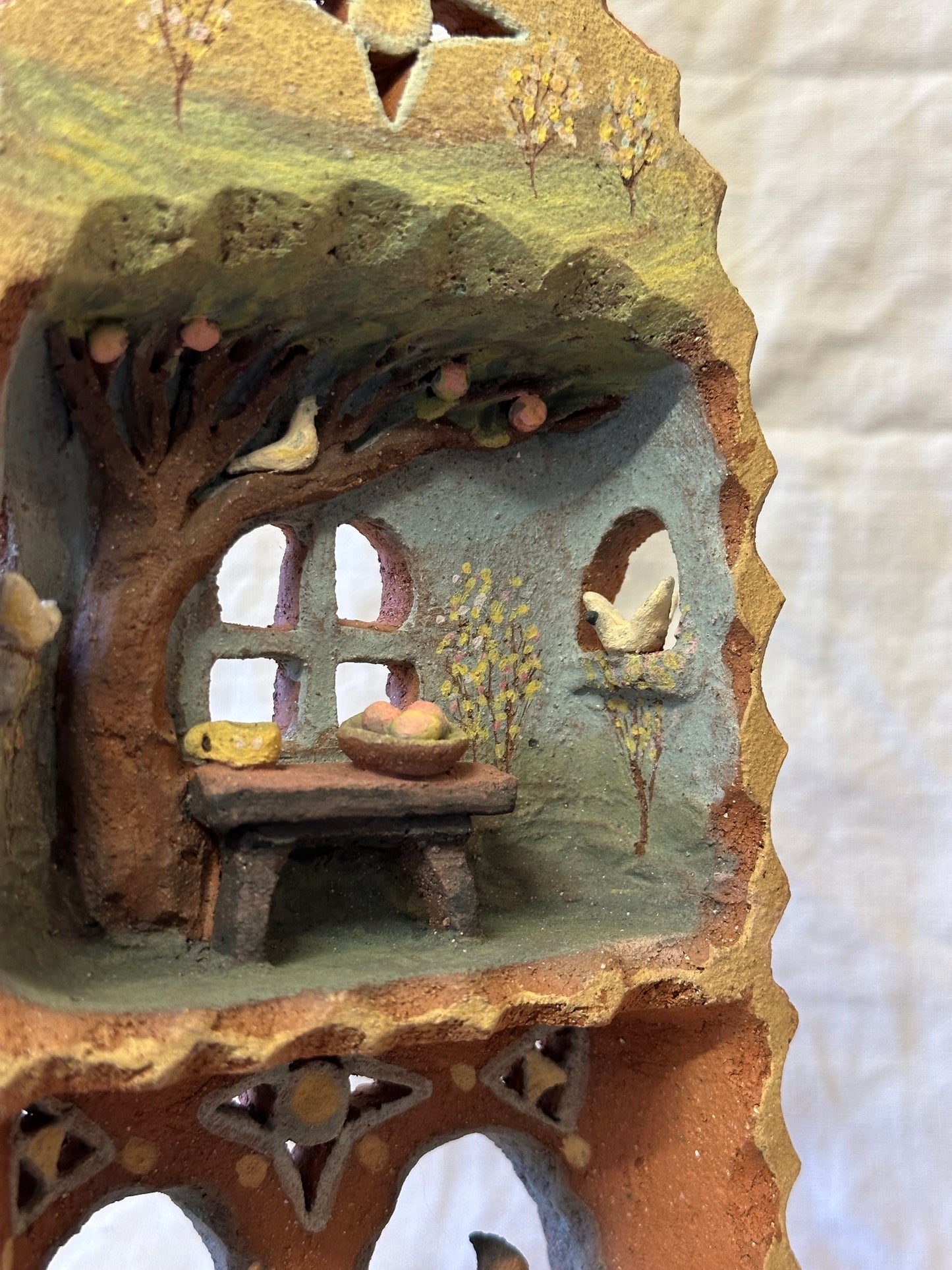 Little altar sculpture ~ Morning Ritual