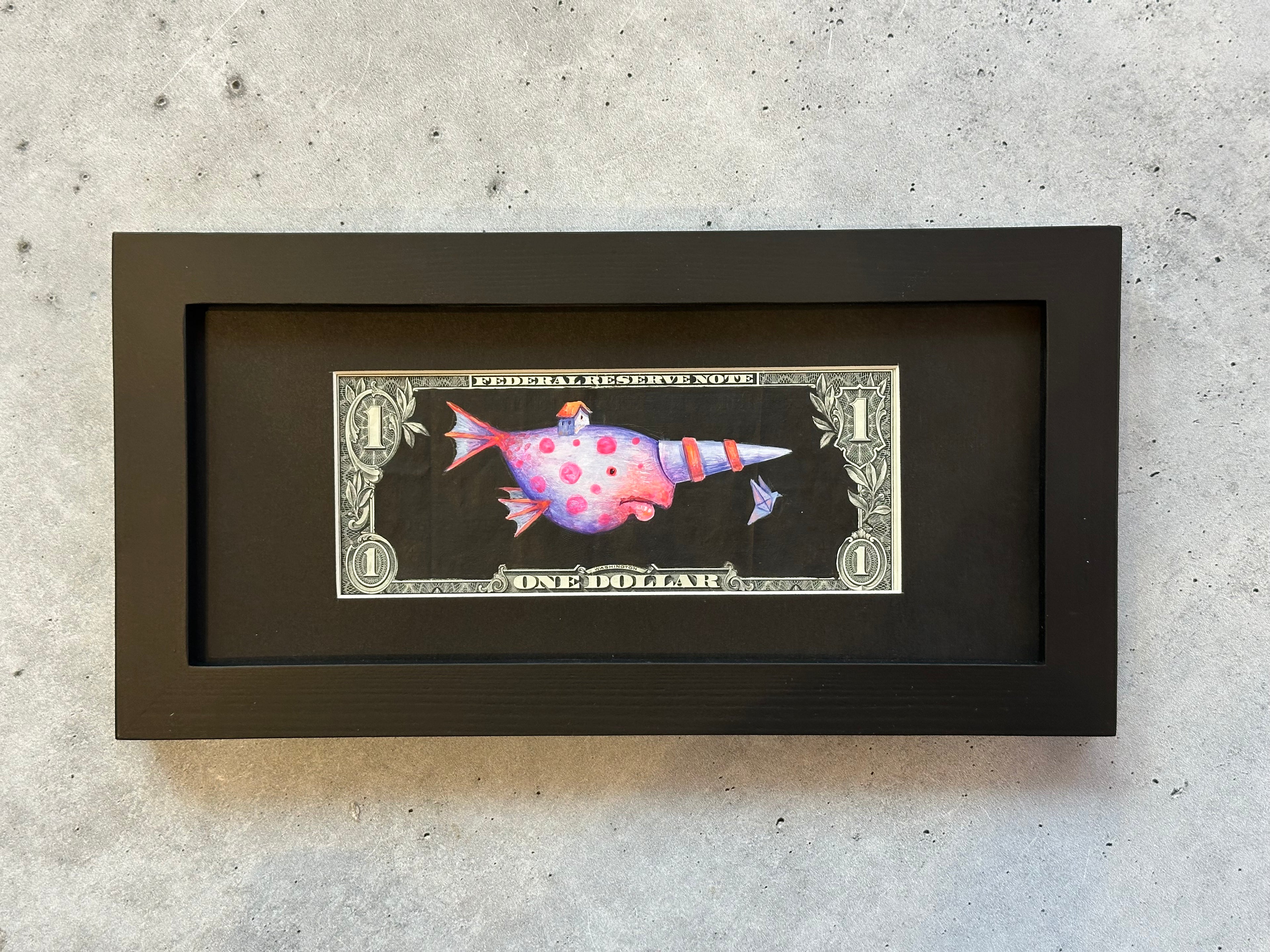 Dollar Migrante - Original illustrations - Framed