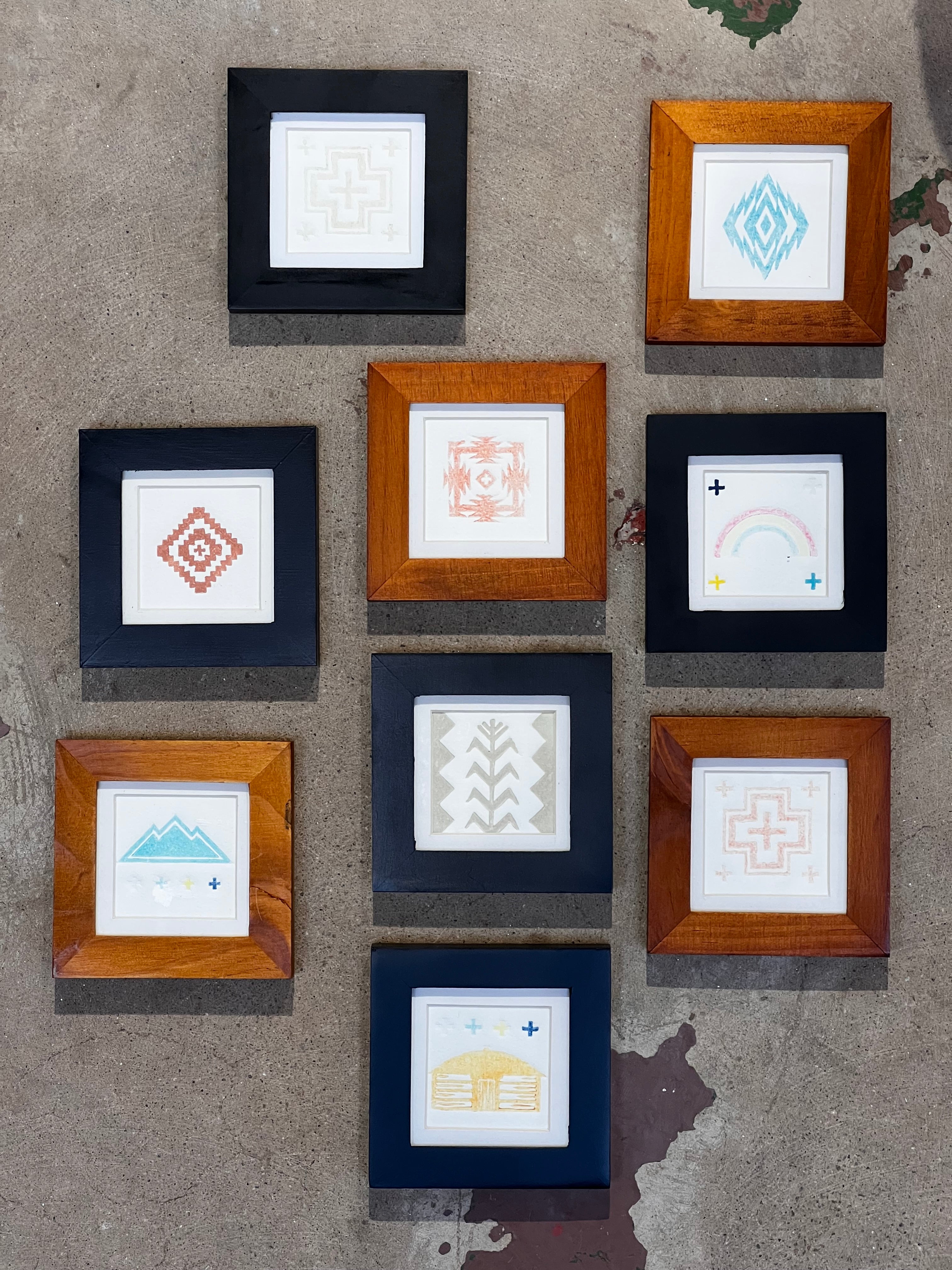 Geometrics - Relief Print