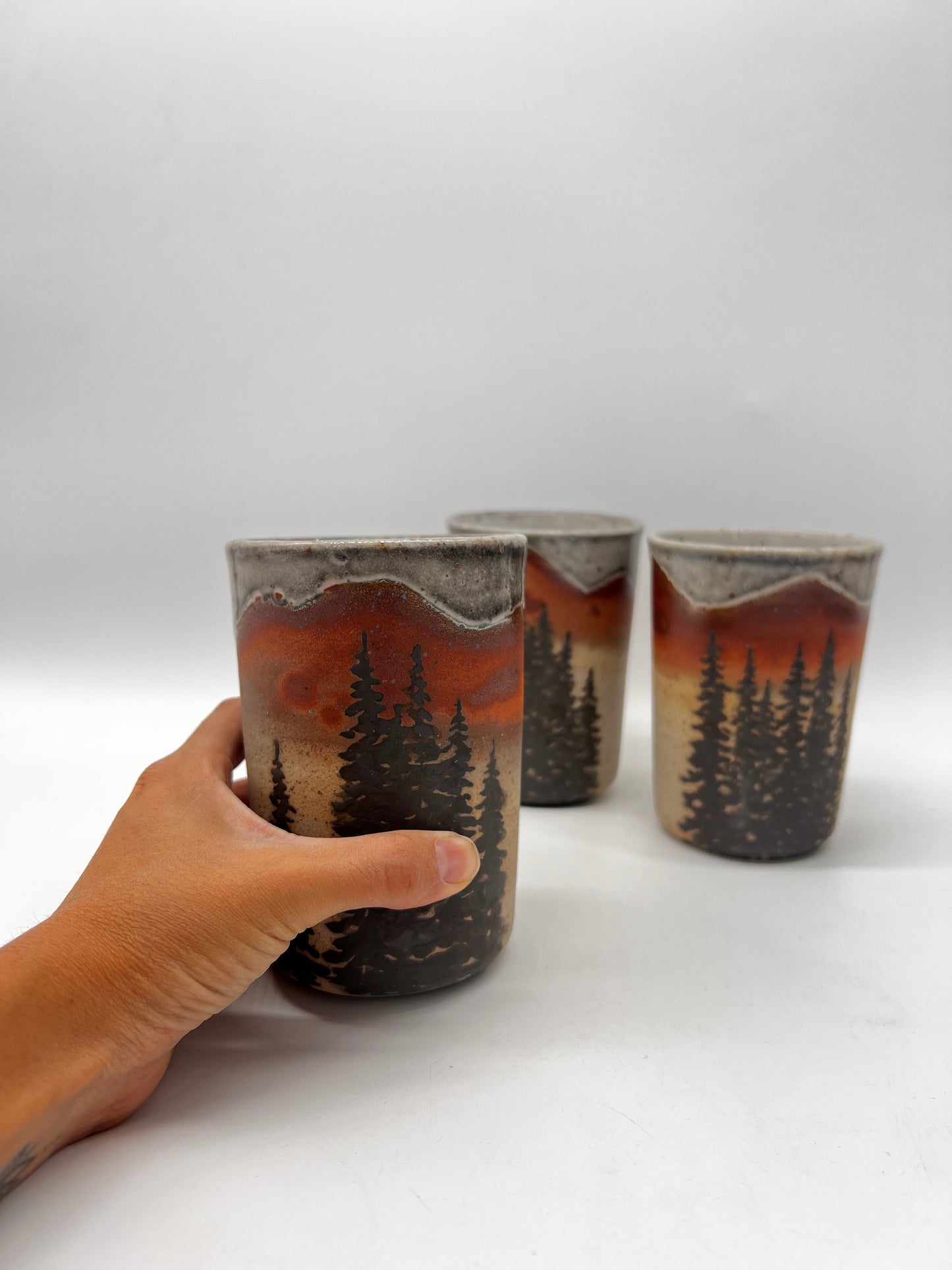 Pint Tumbler ~ Pine silhouette