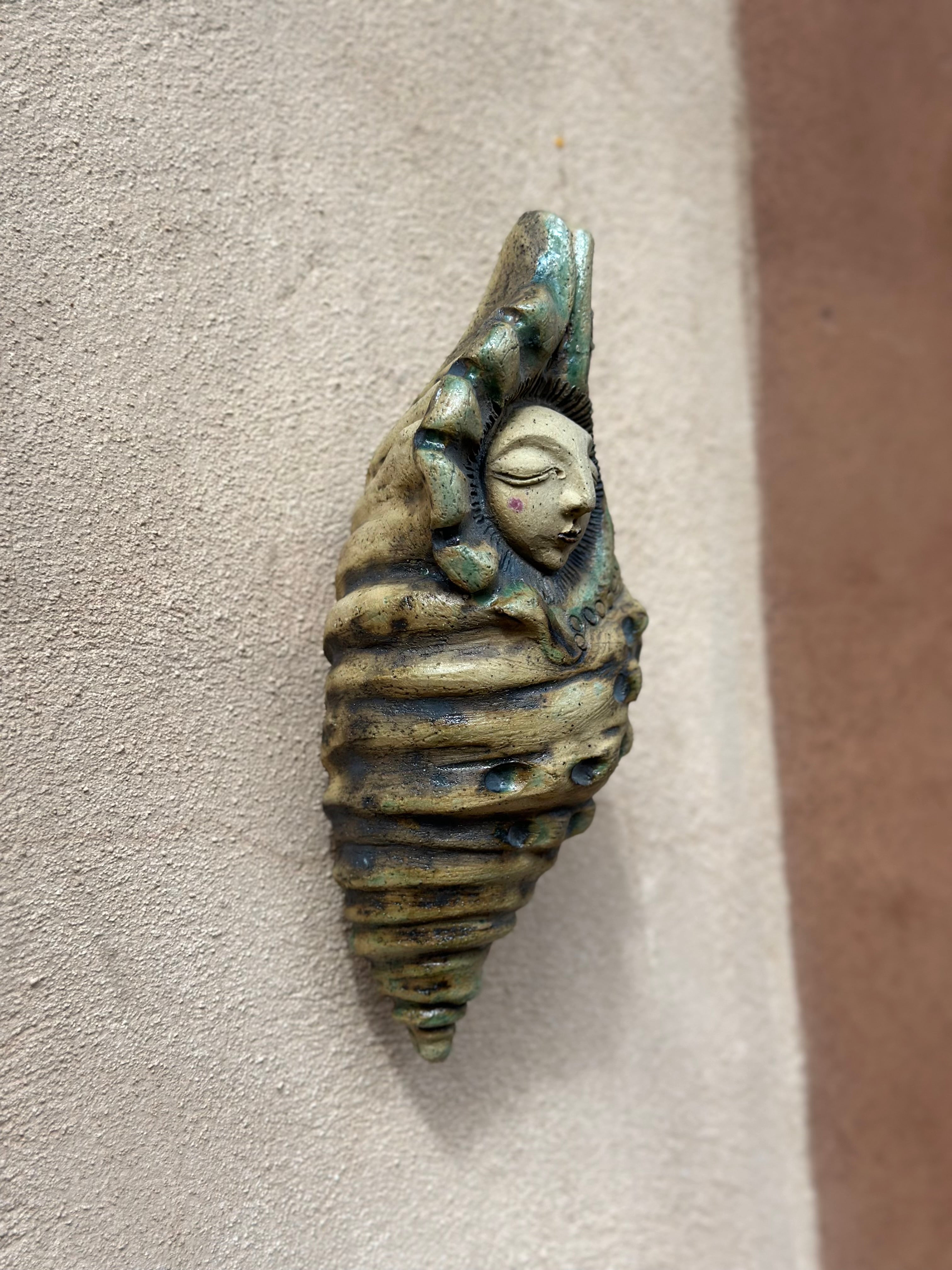 Wall Hanging ~ Baby Shell ~ Stone Hearth Color