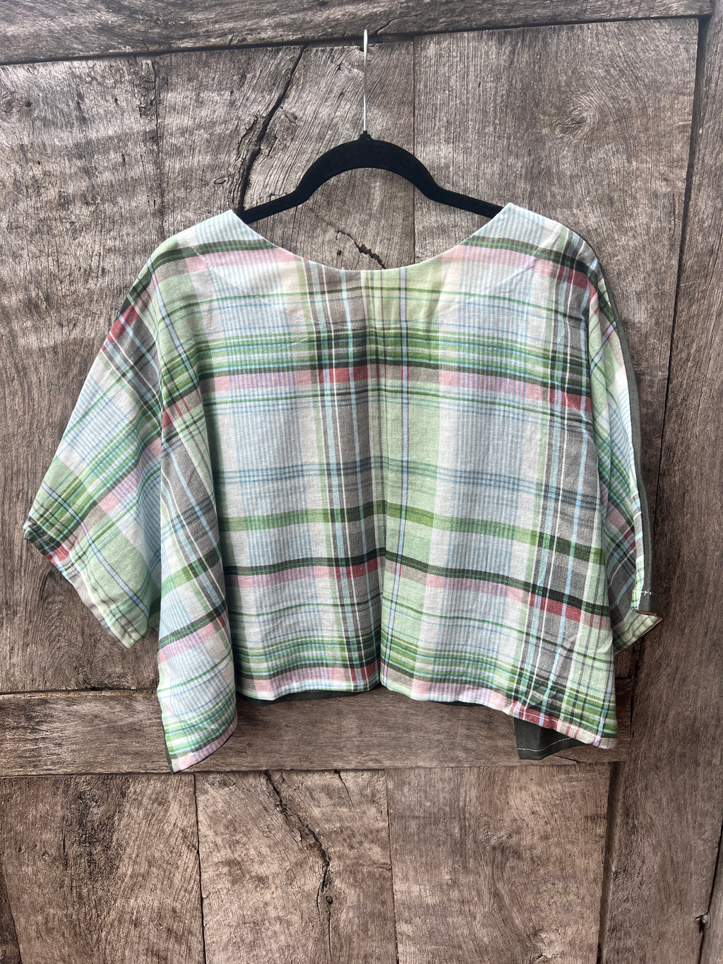 Screenprinted Draped Top • One Size Fits All