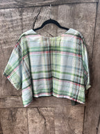 Screenprinted Draped Top • One Size Fits All