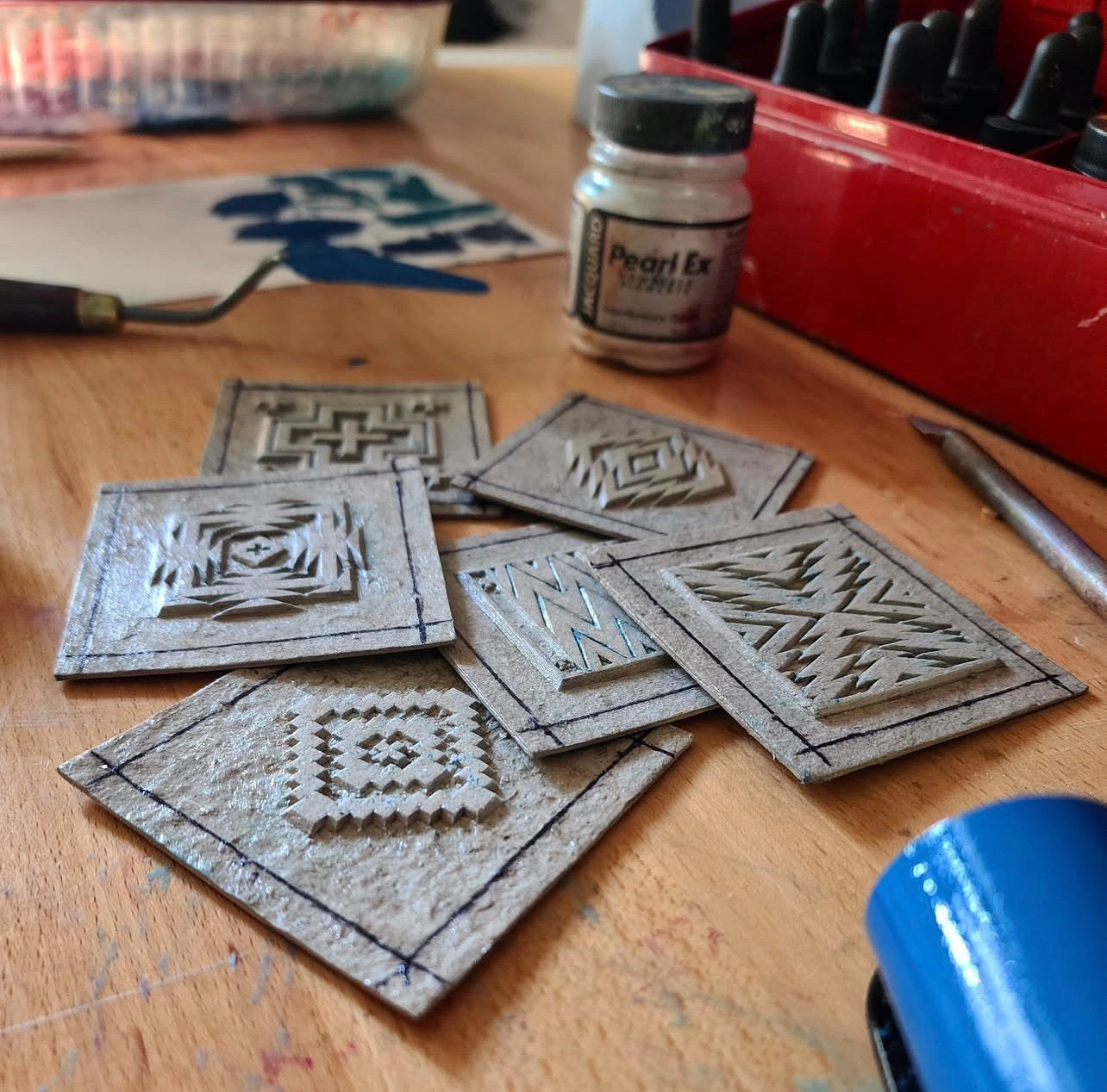 Geometrics - Relief Print