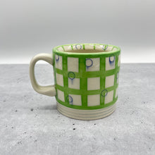 Load image into Gallery viewer, Green and White mug - Porcelain

