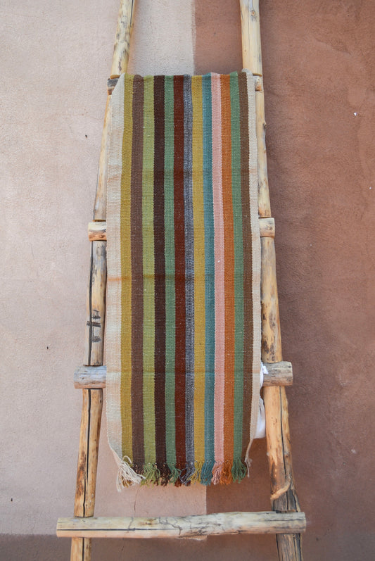Table Runner Multicolor - Natural Dyed and 100% sheep wool