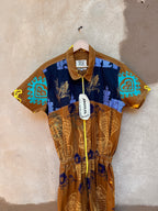 Screenprinted jumpsuit ~ X-Large