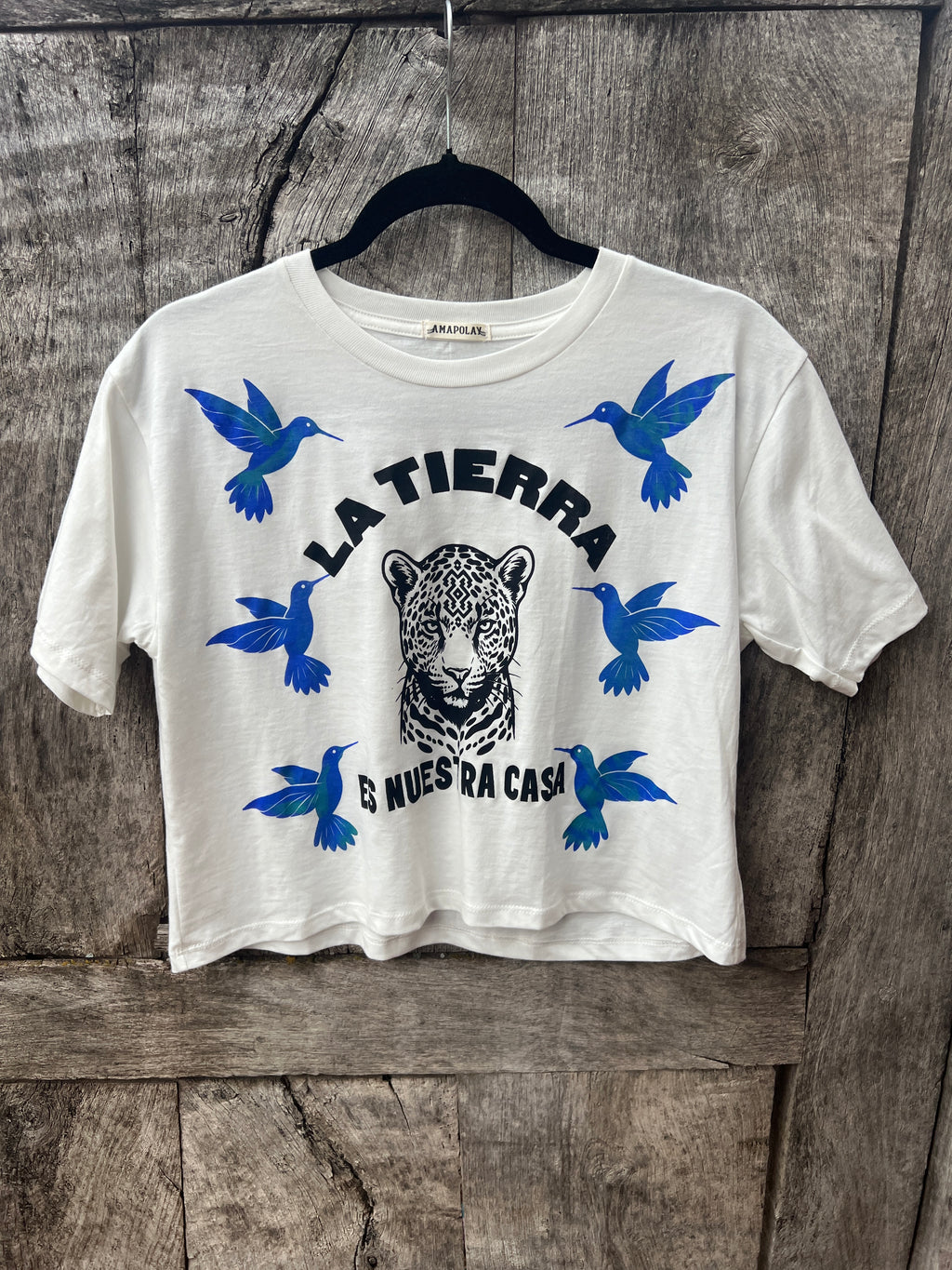 Cropped TShirt - La Tierra es Nuestra Casa - Medium