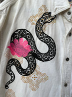 Vintage Collared Shirt Quiksilver - Screenprinted