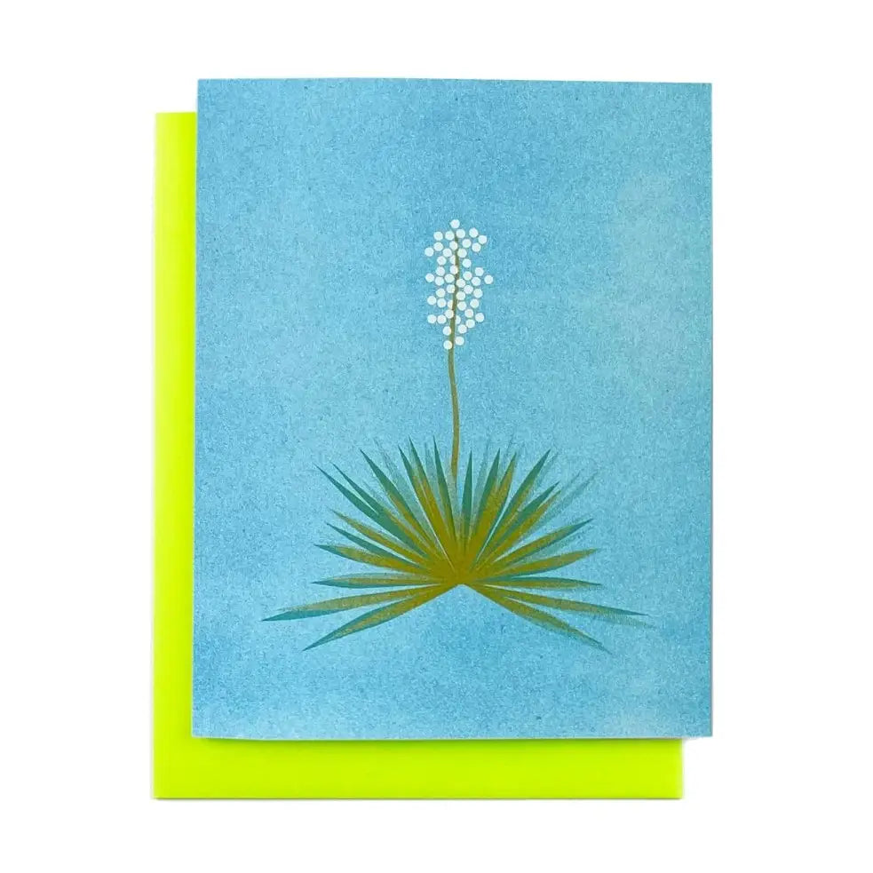 Yucca - Risograph greeting card