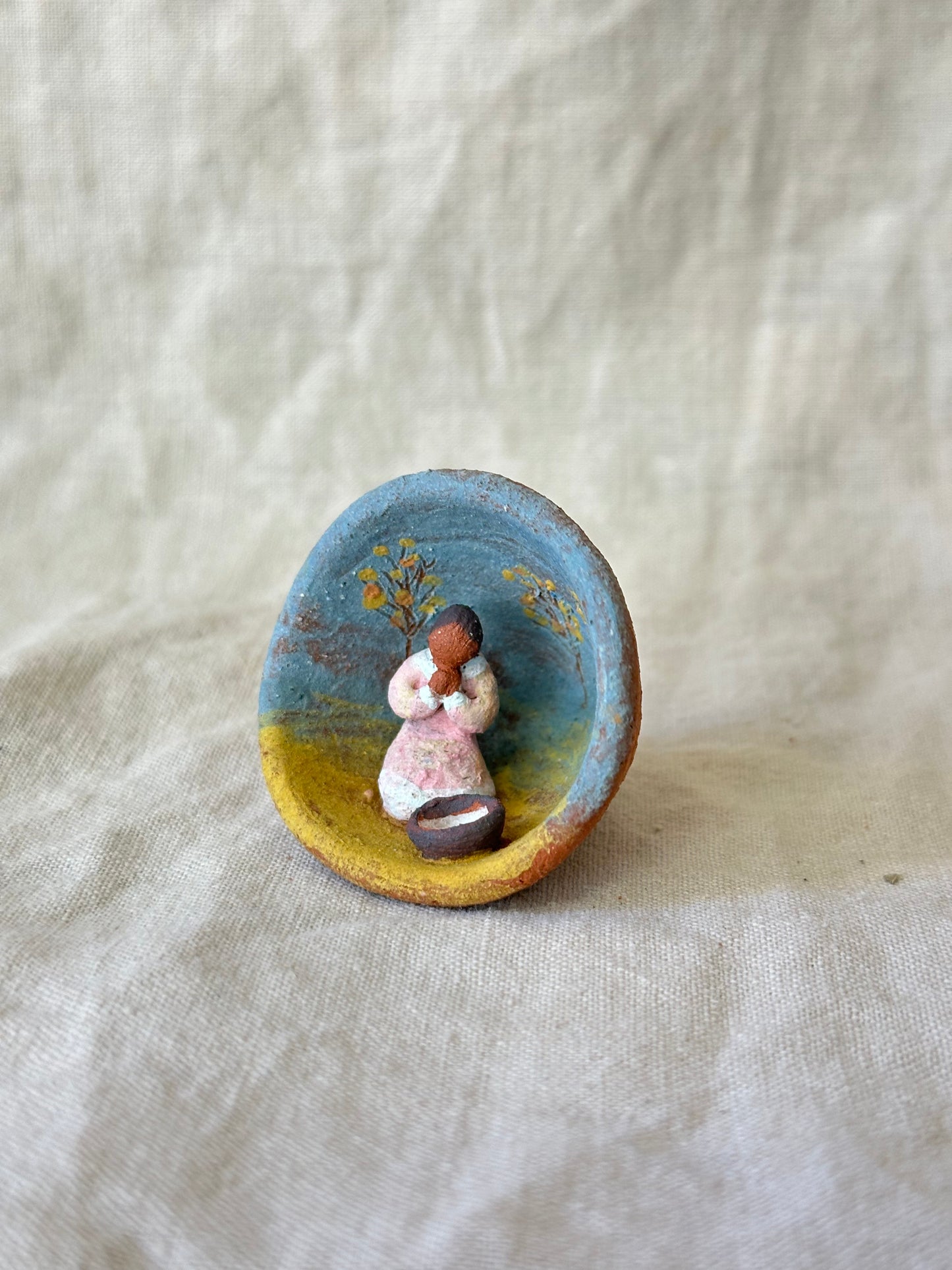Little Shells ~ miniature clay sculpture