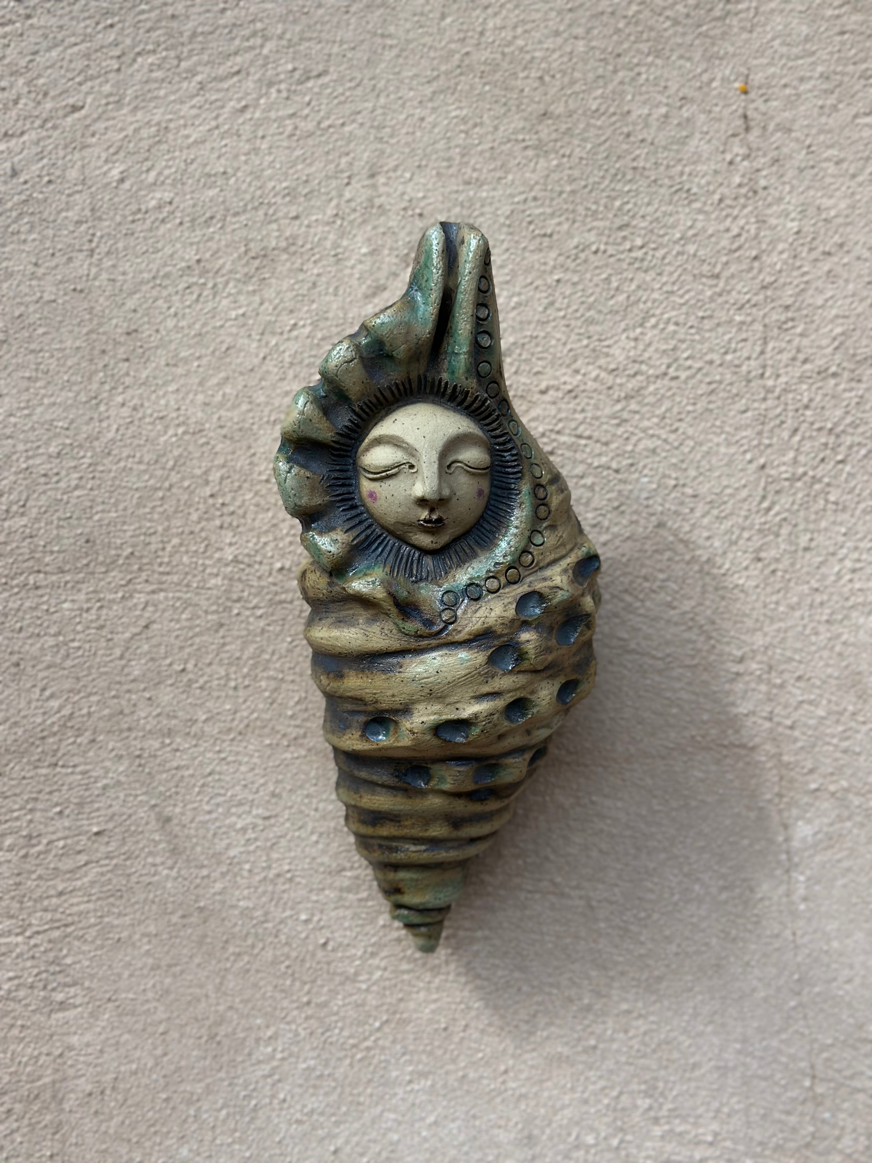 Wall Hanging ~ Baby Shell ~ Stone Hearth Color