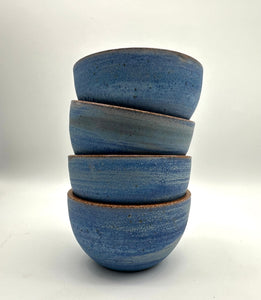 Smudge Bowls - denim blue - Stoneware