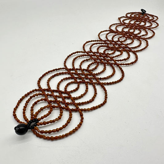 Choker Ikish ~ rust color ~ Amazonian Seeds