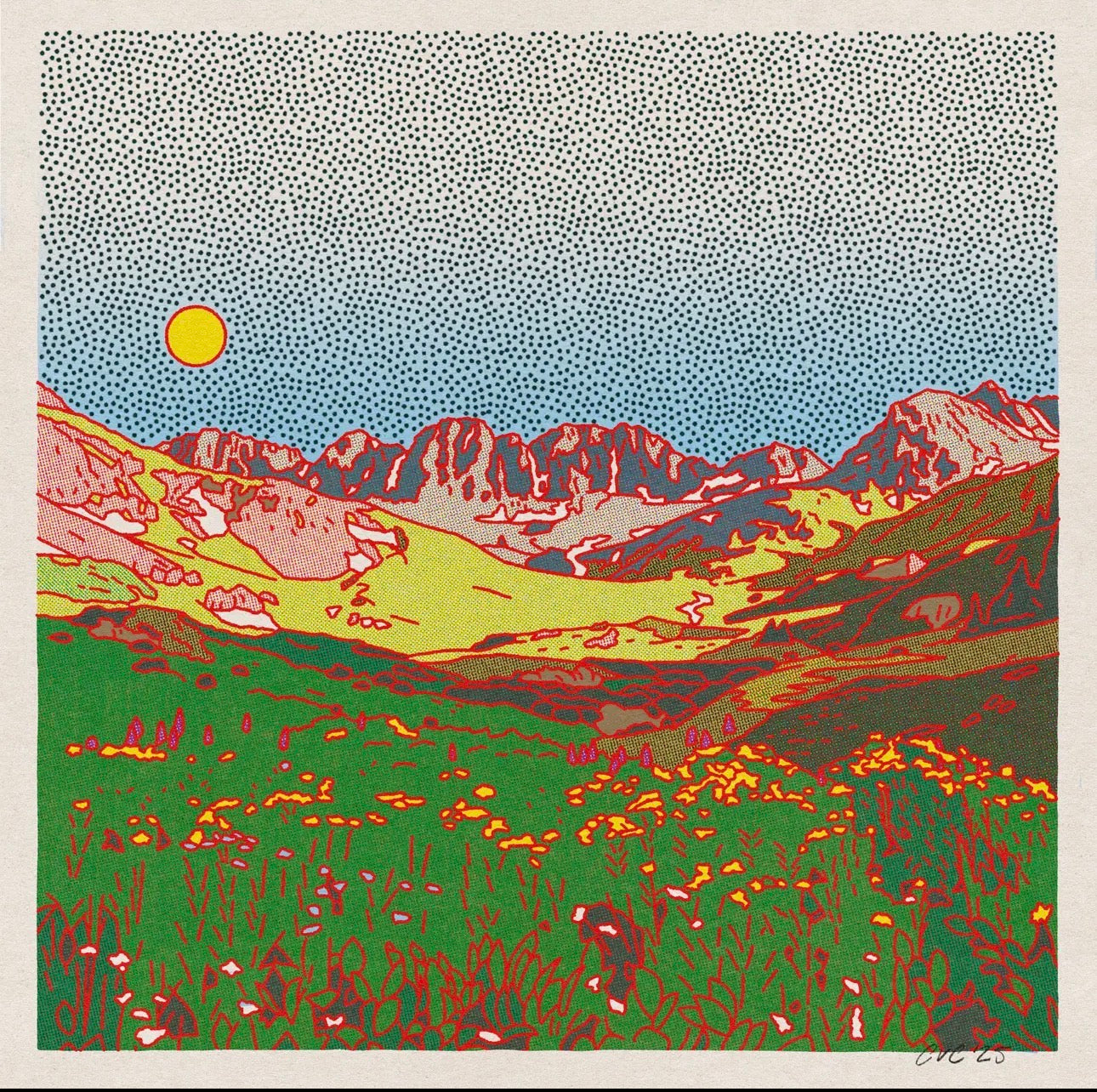 The American Basin - 12 x 12 print