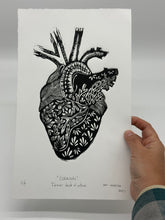 Load image into Gallery viewer, Corazon - Lino Print
