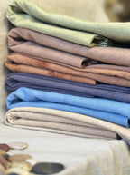 Kitchen Towels - organic cotton & plant dyed - Terracotta
