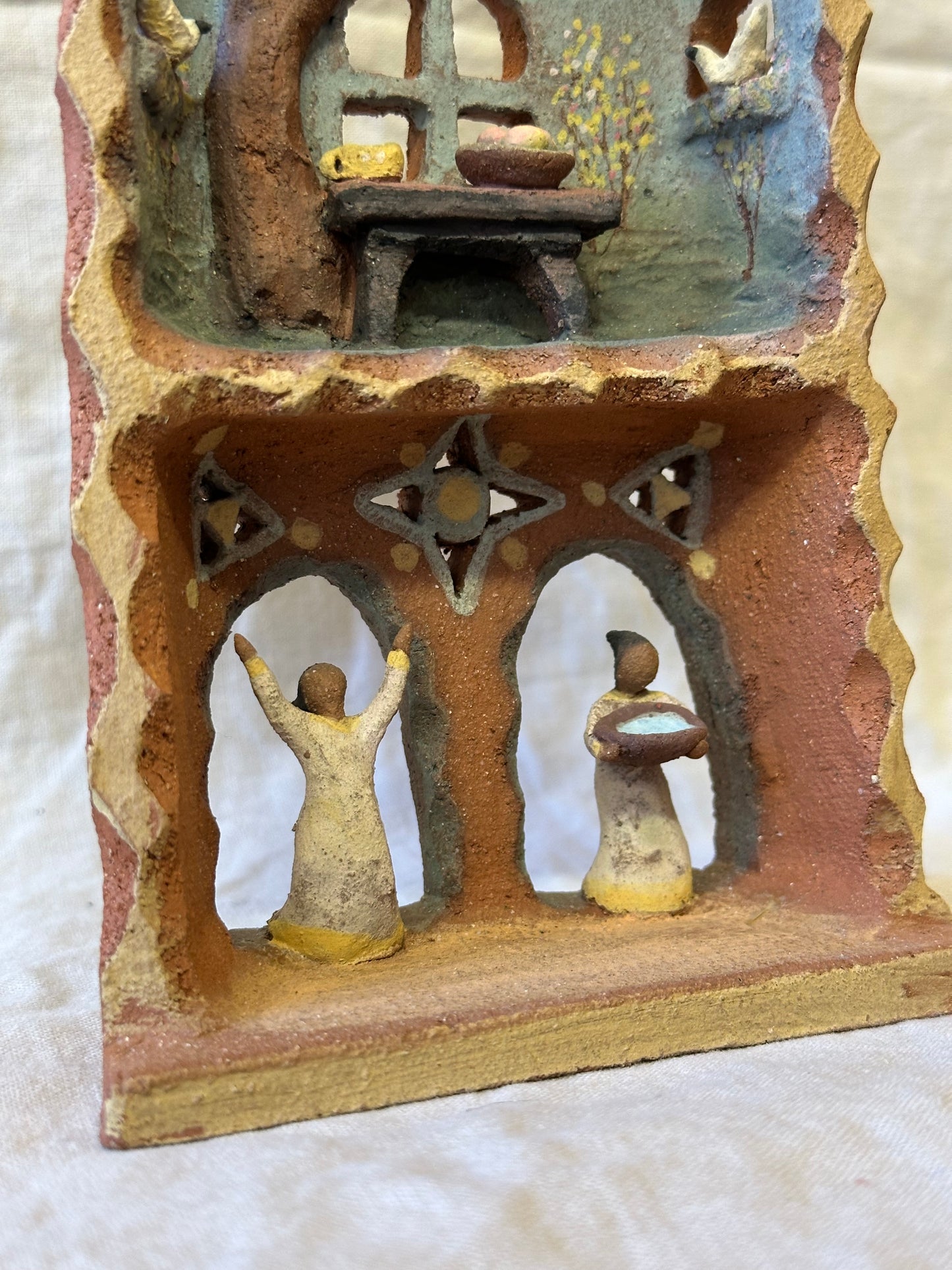 Little altar sculpture ~ Morning Ritual