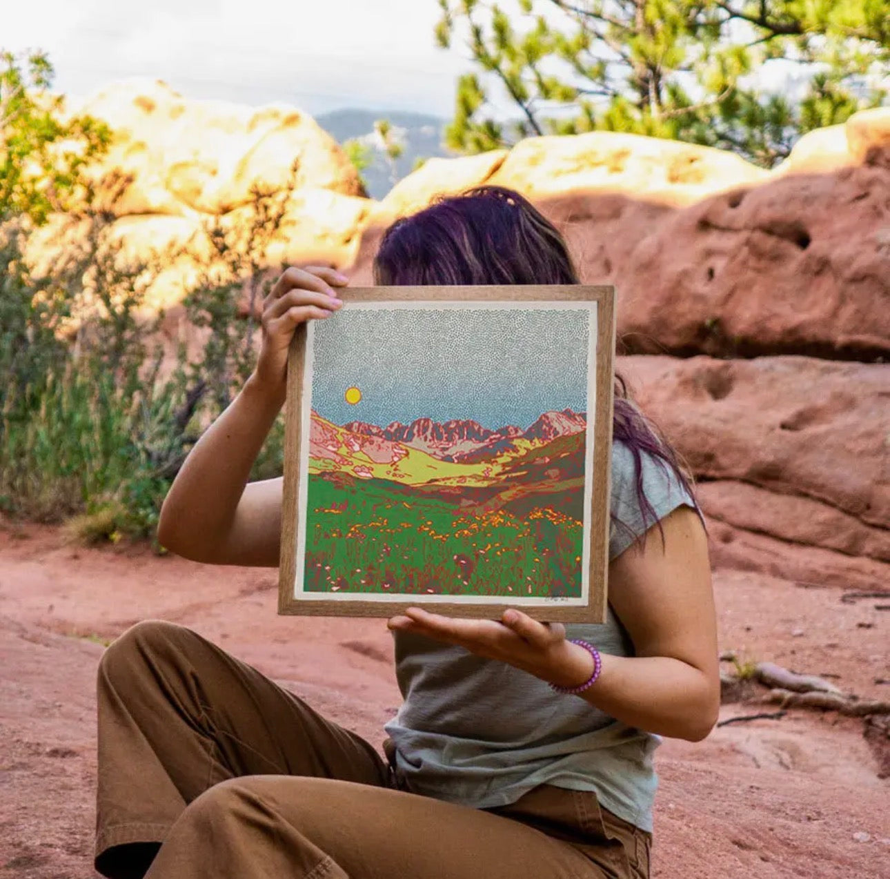 The American Basin - 12 x 12 print