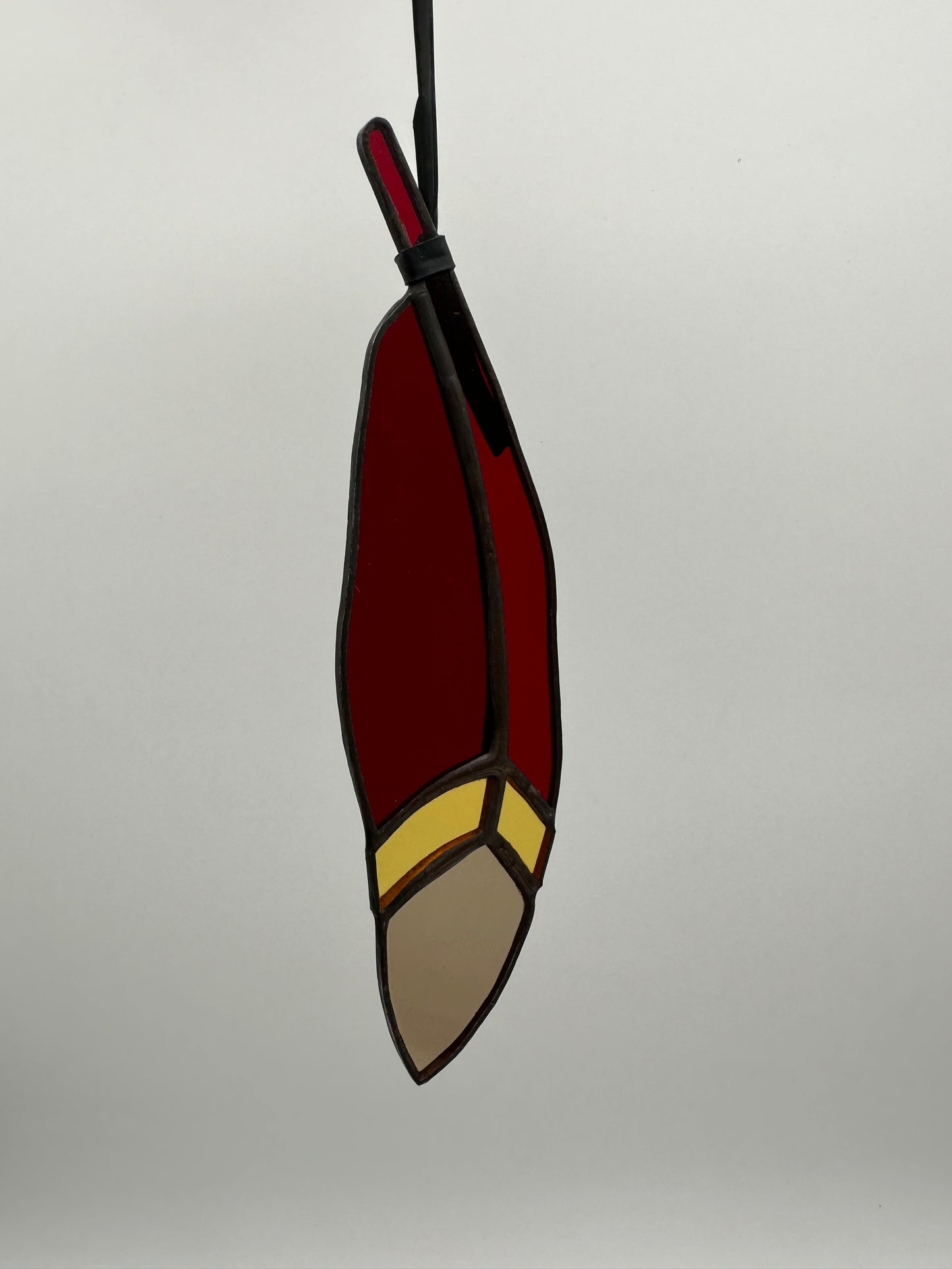 Feather - stained glass