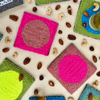 Coasters - pink & watermelon