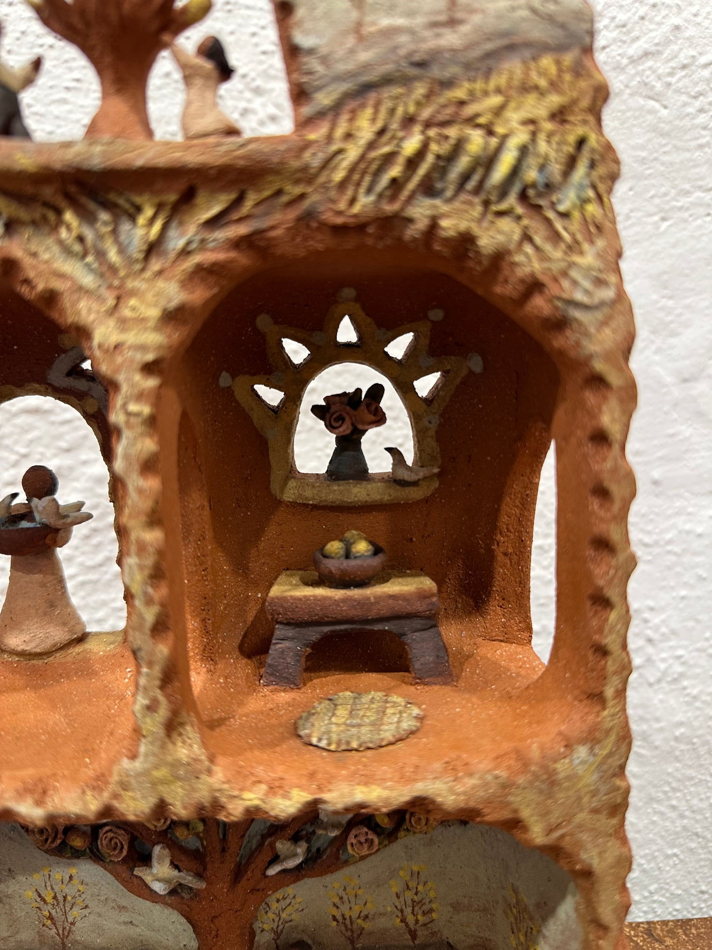 Family Time Altar - Clay Sculptural Piece