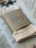 Kitchen Towels - organic cotton & plant dyed - Clay