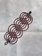 Bracelet Ikish - burgundy