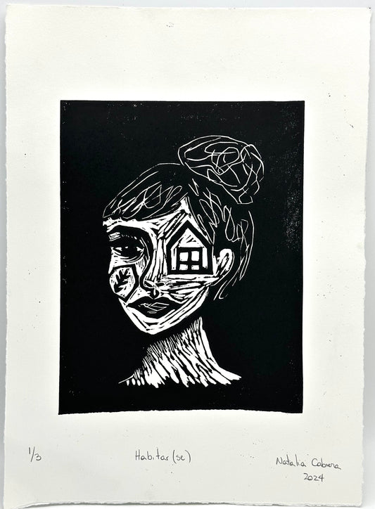 Habitar(se) - Lino Print