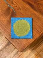 Coasters - cerulean ~ grass