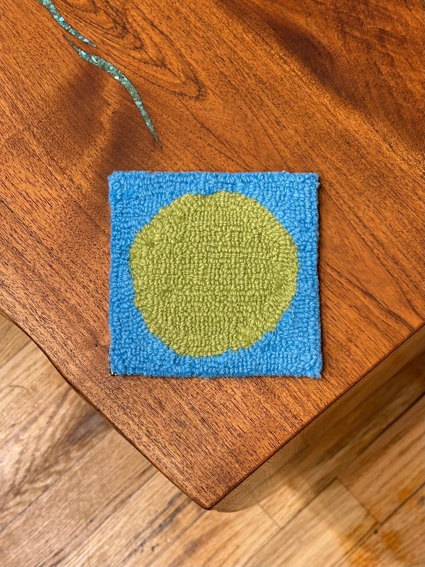 Coasters - cerulean ~ grass