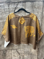 Screenprinted Draped Top • One Size Fits All (Copy)