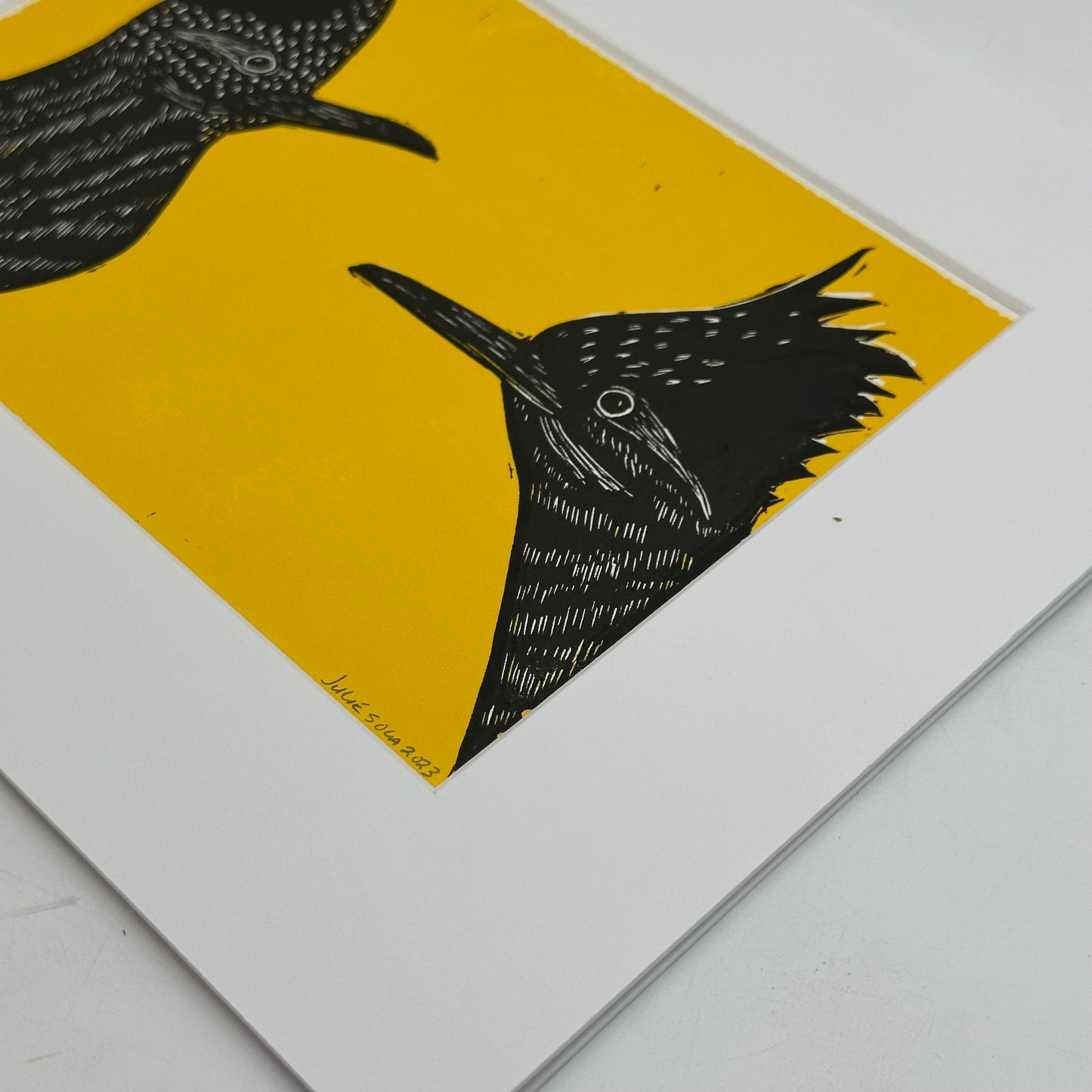 Double roadrunner ~ yellow ~ 8x10