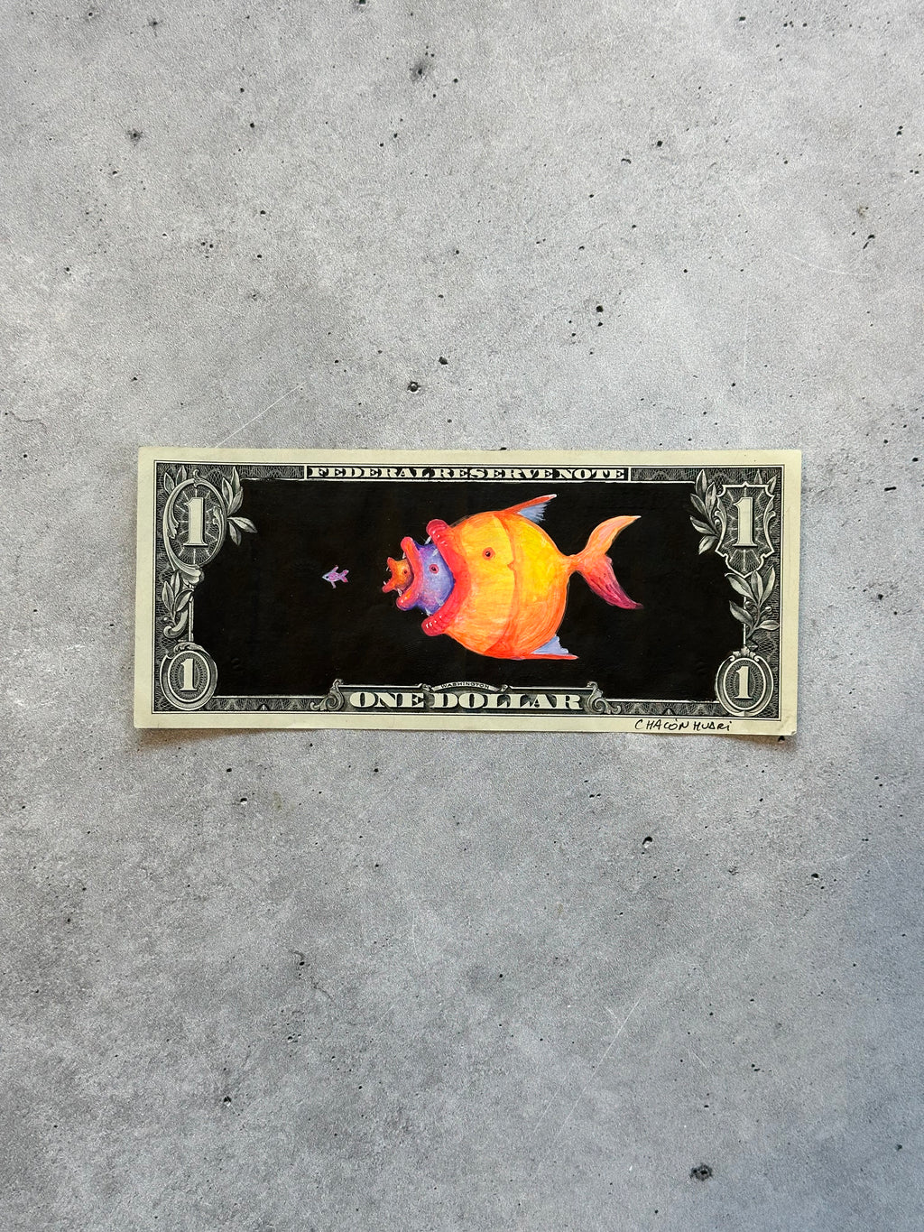 Dollar Migrante - Original illustrations - Framed
