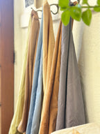 Kitchen Towels - organic cotton & plant dyed - Terracotta