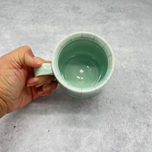 and White Polk dots mug - Porcelain