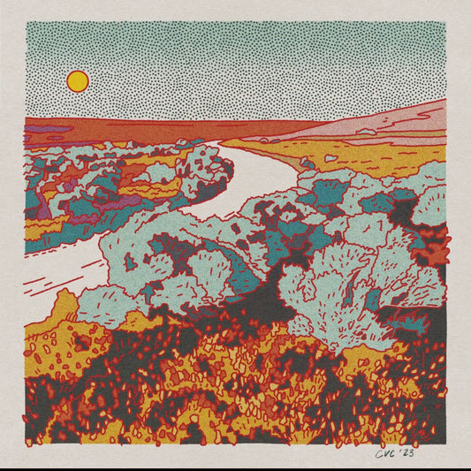 Desert Mountain #40 - 12 x 12 print