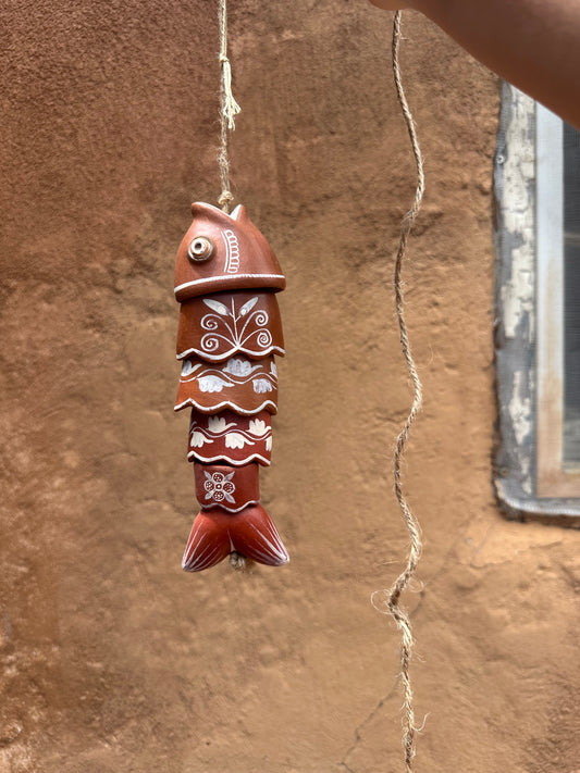 Articulated Fish Hanging ~ clay art