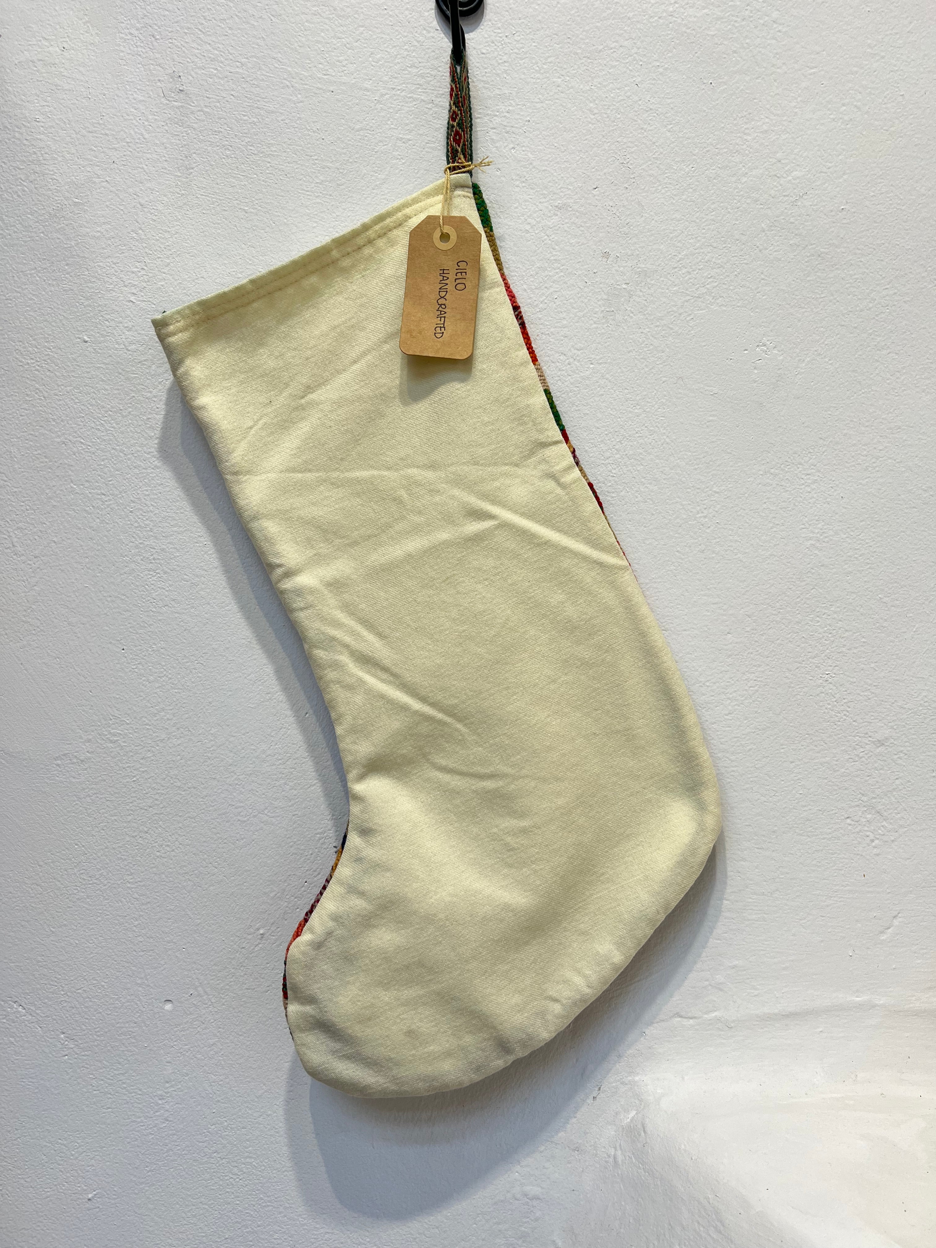 Stockings - solid color back - upcycled Andean Textiles