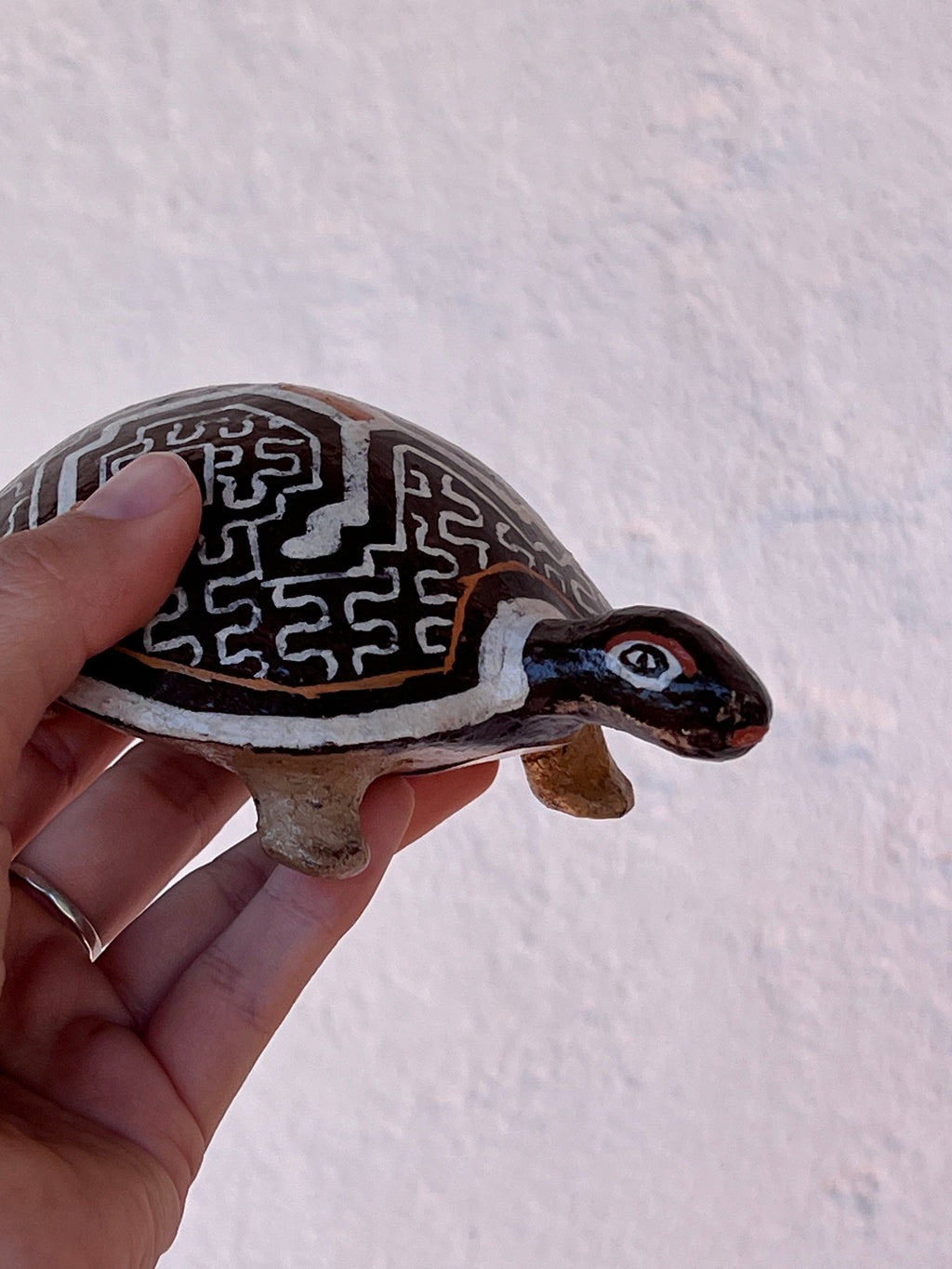 Shipibo Ceramic Turtle - three versions