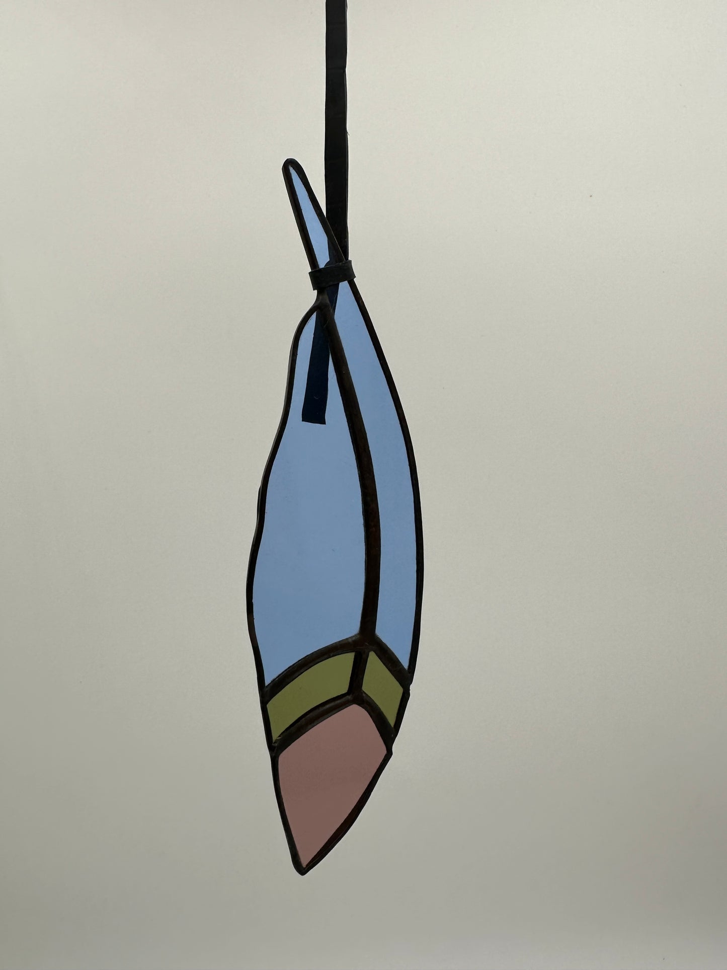 Feather - stained glass