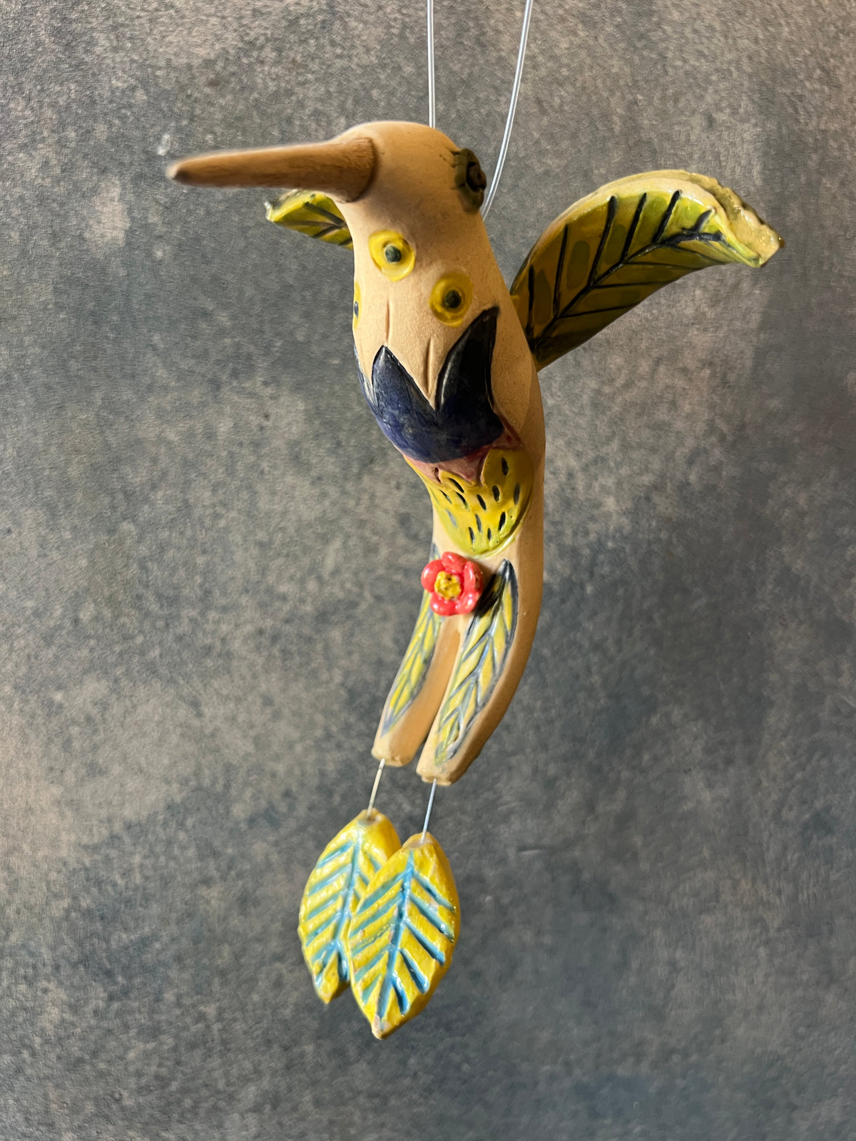 Long Tail Hummingbird - Tulip design