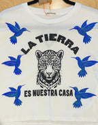 Cropped TShirt - La Tierra es Nuestra Casa - Medium
