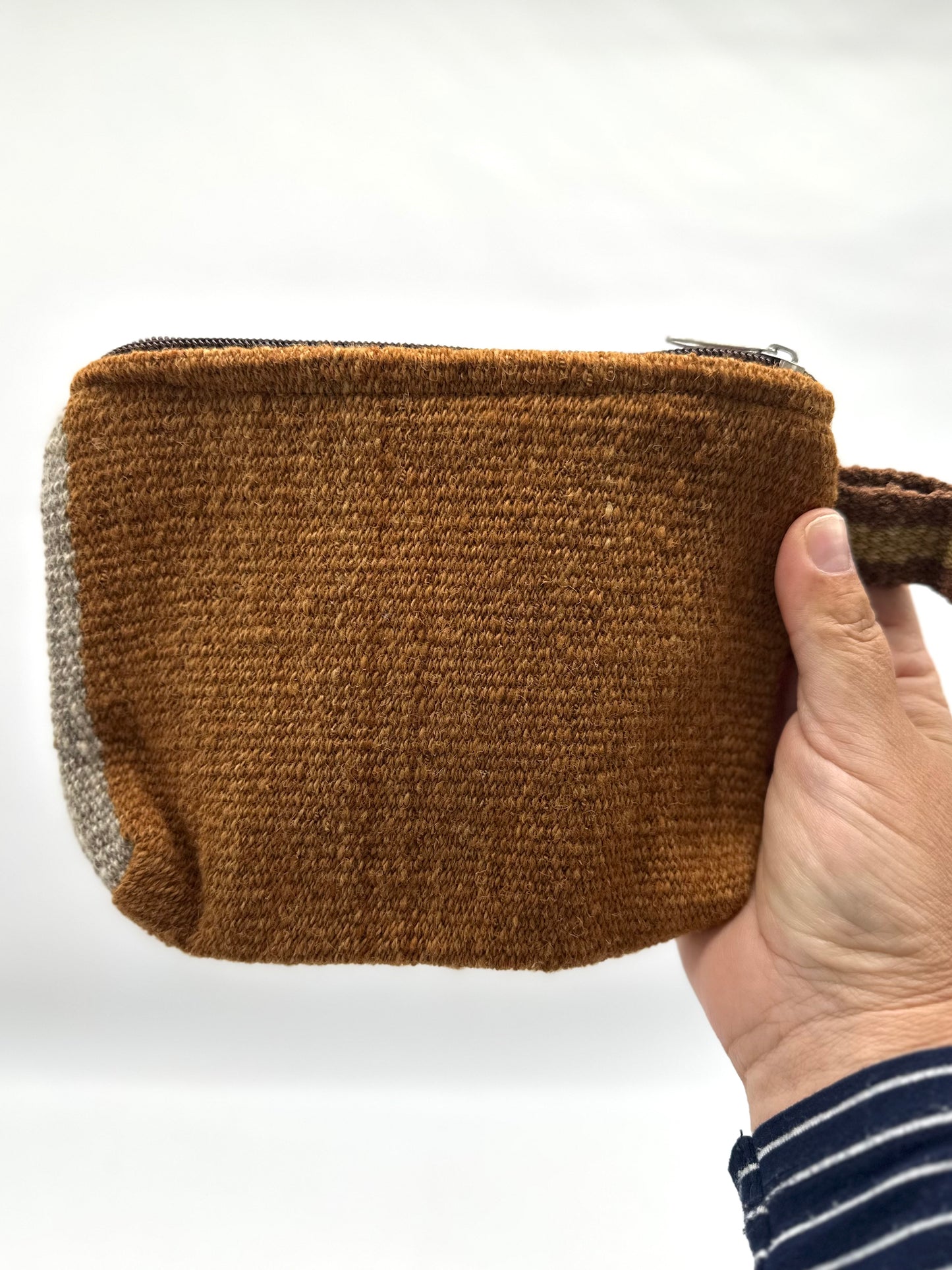 Flat Pouches ~ Earth Tones ~100% sheep wool textiles