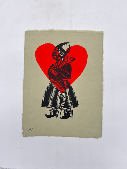 Linocut print 11x8.5