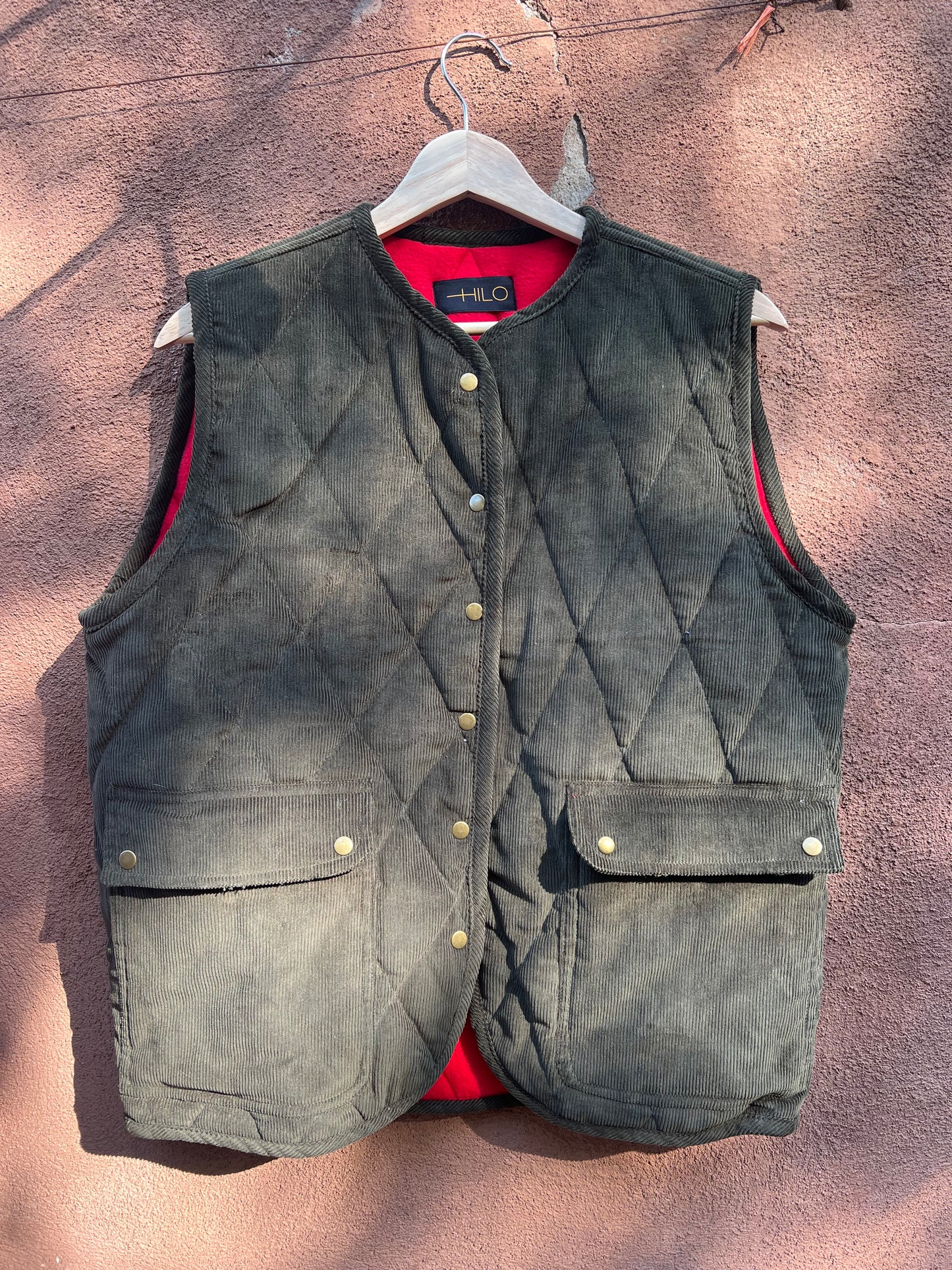 Corduroy Quilted Vests