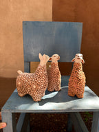 Large Llama with Flowers