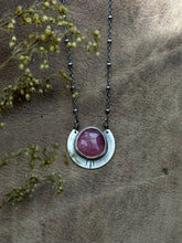 Load image into Gallery viewer, Pink Tourmaline ~ Necklace ~ Sterling Silver
