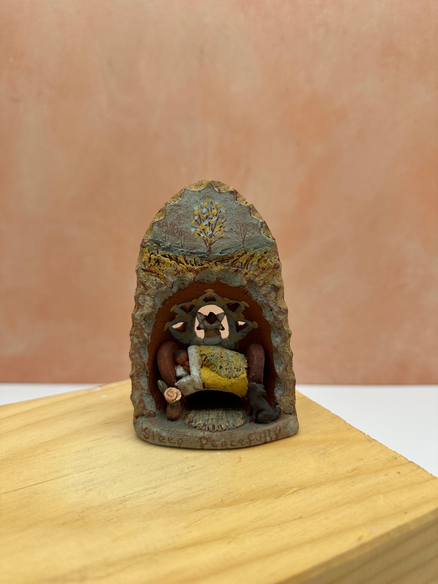 Little altar sculpture - Sleep peacefully