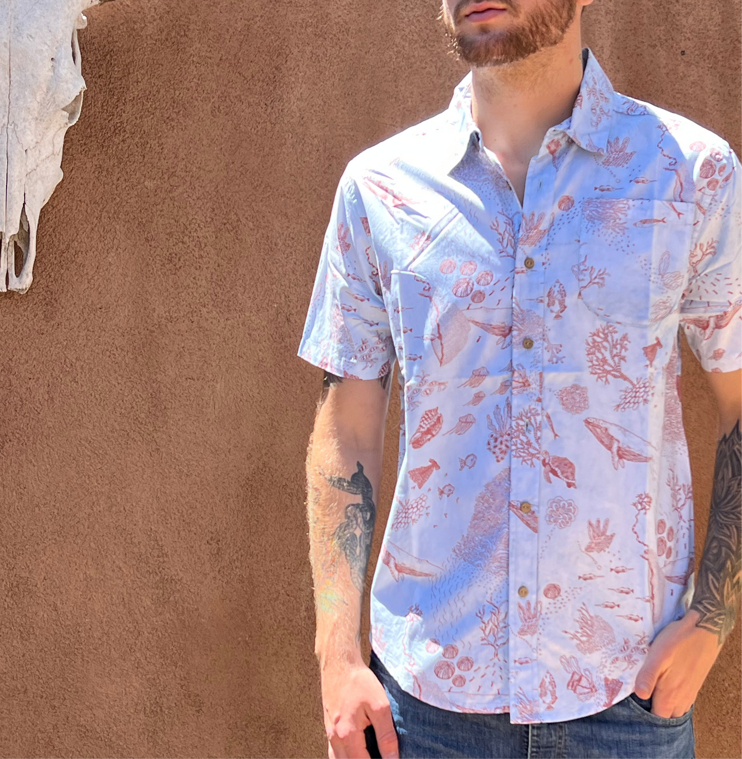 Unisex Shirts - Marine life - 100% cotton